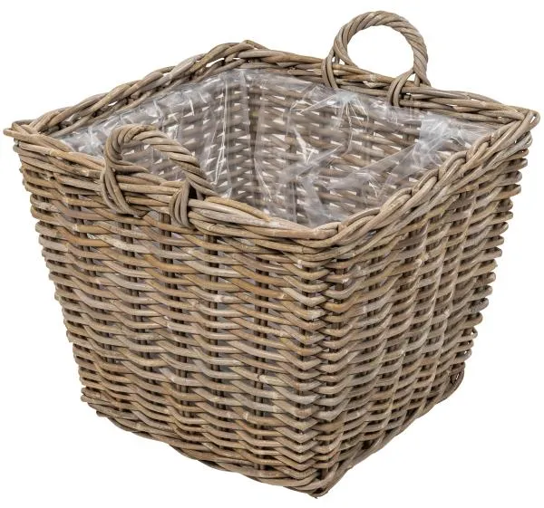 Quadratischer Korb mit Griff 55x55x45cm