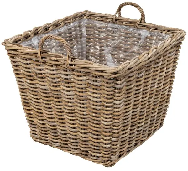 Quadratischer Korb mit Griff 65x65x55cm
