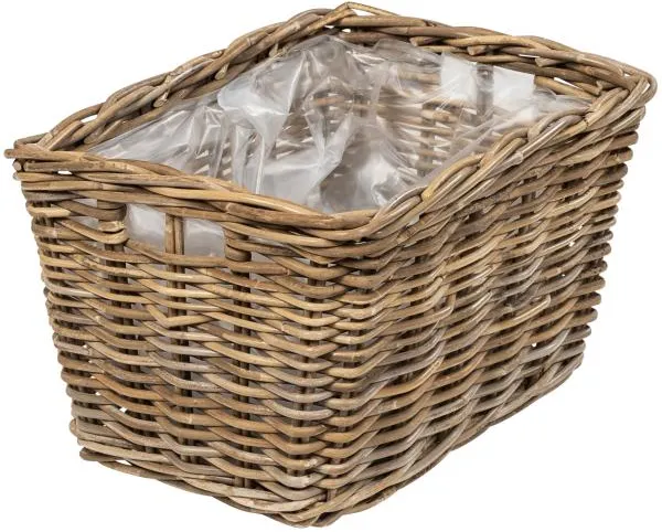 Langer Korb mit Griff 36x26x22cm