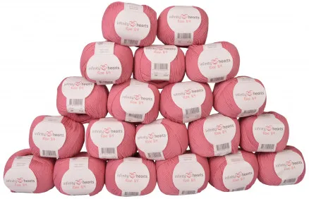 Infinity Hearts Rose 8/4 Garnpaket Unicolor 29 Altrosa - 20 Stk - Infinity Hearts Rose 8/4 Garnpaket Unicolor 29 Altrosa - 20 Stk