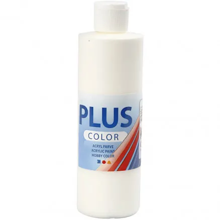Plus Color Bastelfarbe, Offwhite, 250ml