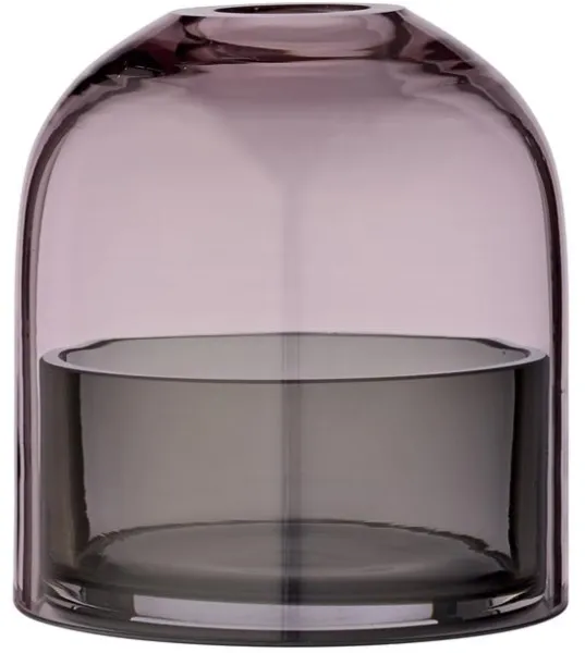 AYTM TOTA Laterne für Teelichter Rosa/Schwarz