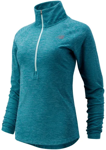 New Balance Sport Spacedye Half Zip Laufshirt Damen