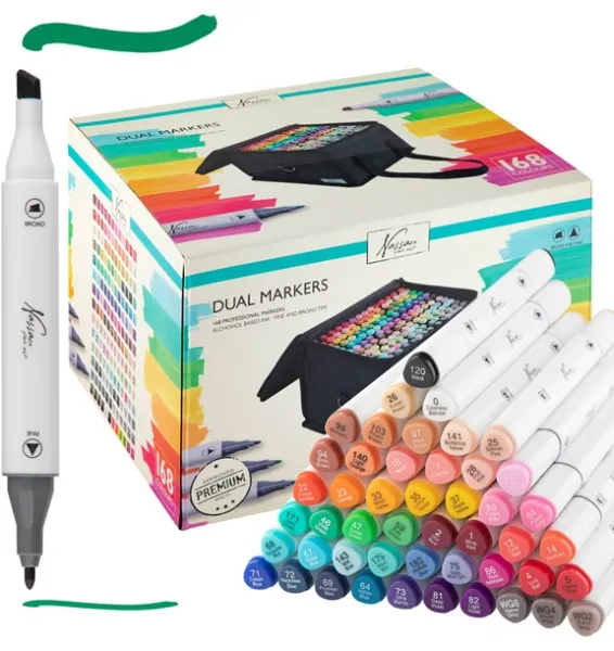 Nassau Marker doppelte Spitze weiß dreieckig 168 Stk